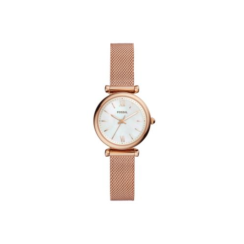 FOSSIL ROSE GOLD MESH MINI CARLIE