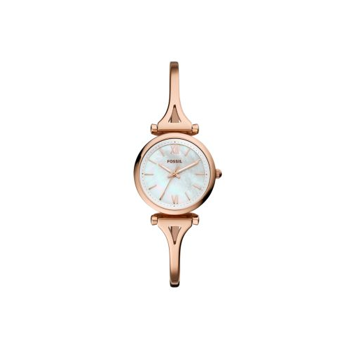 FOSSIL CARLIE MINI ROSE GOLD TONE WATCH