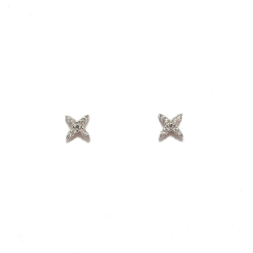 STERLING SILVER CROSS STUDS