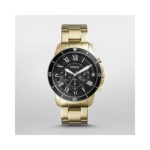 FOSSIL GRANT SPORT GOLD-TONE CHRONOGRAPH FS5267