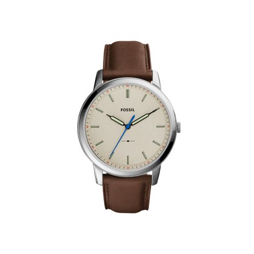 FOSSIL THE MINIMALIST BROWN LEATHER WATCH