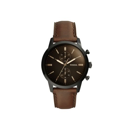 FOSSIL TOWNSMAN BROWN LEATHER WATCH