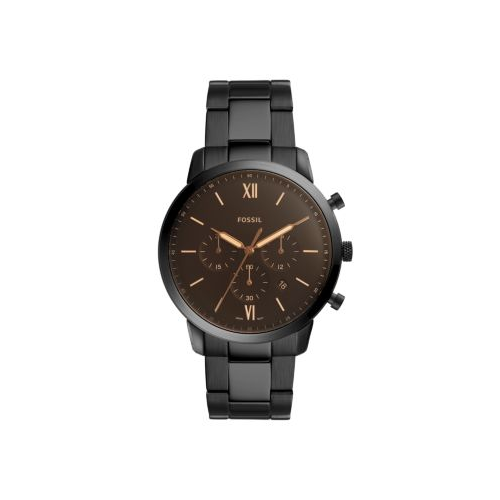 FOSSIL NEUTRA CHRONO BLACK STAINLESS STEEL WATCH