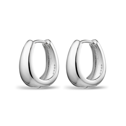 Indulge Sterling silver chunky mini hoop