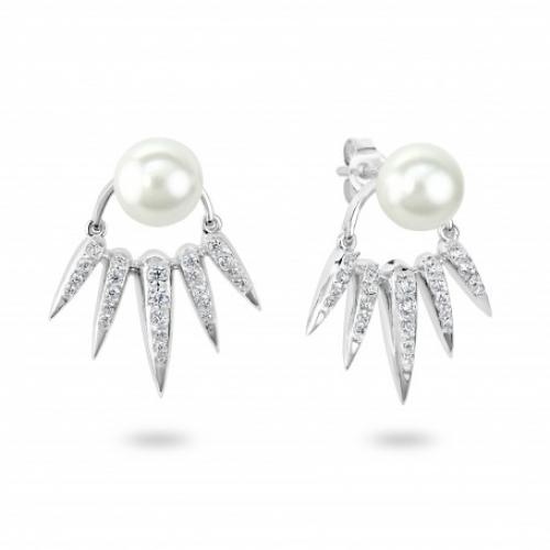 GEORGINI COPACABANA PEARL EARRINGS