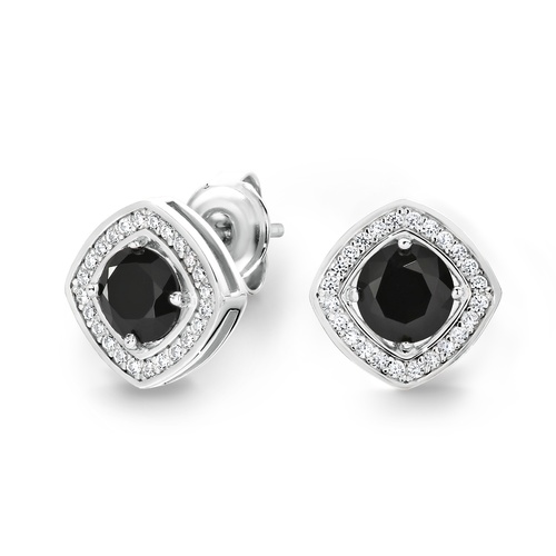 GEORGINI PALLAS BLACK STUDS