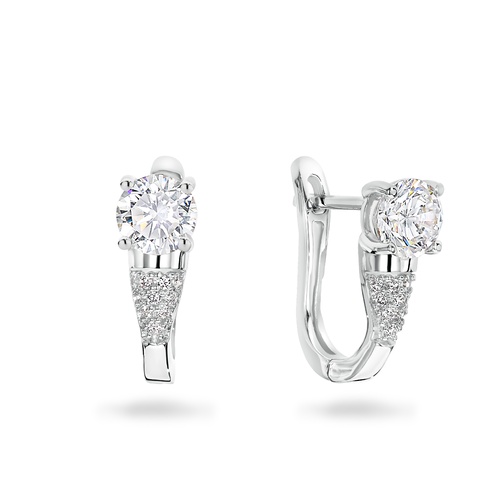 GEORGINI ELARA SILVER EARRINGS