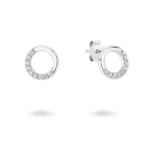 GEORGINI GEO SILVER EARRINGS