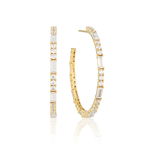 GEORGINI IRINA LARGE GLD HOOP