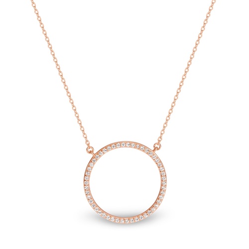 GEORGINI VIRGO ROSE GOLD PENDANT