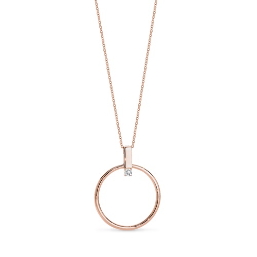 GEORGINI DELTA ROSE GOLD PENDANT