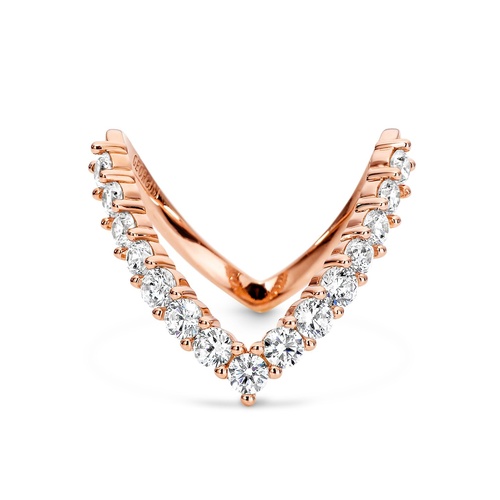 GEORGINI REGINA ROSE GOLD RING