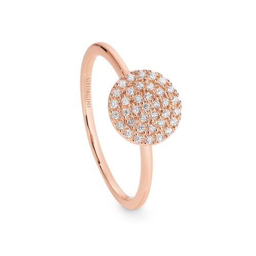 GEORGINI PAVO ROSE GOLD RING