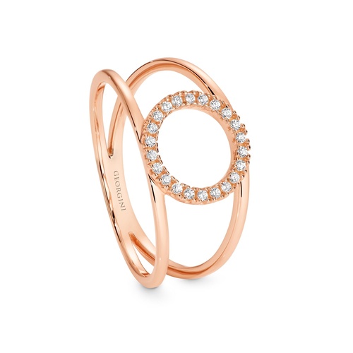 GEORGINI ARA ROSE GOLD RING