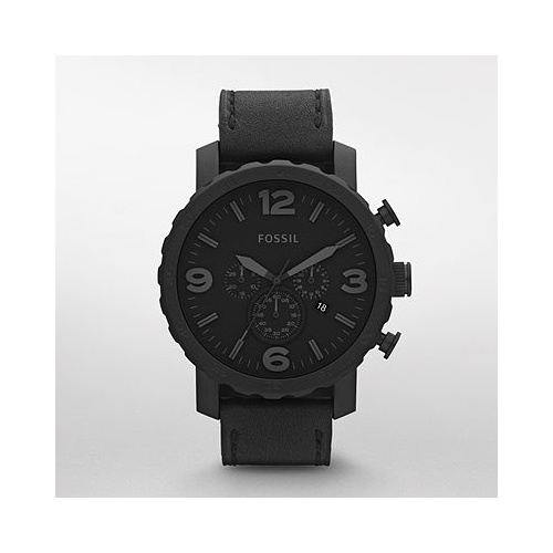 FOSSIL BLACK S/STEEL NATE CHRONO