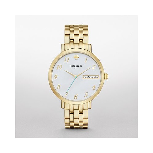 KATE SPADE NEW YORK MONTEREY GOLD-TONE WATCH KSW1106