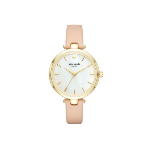 KATE SPADE HOLLAND YELLOW GOLD TONE AND VACHETTA