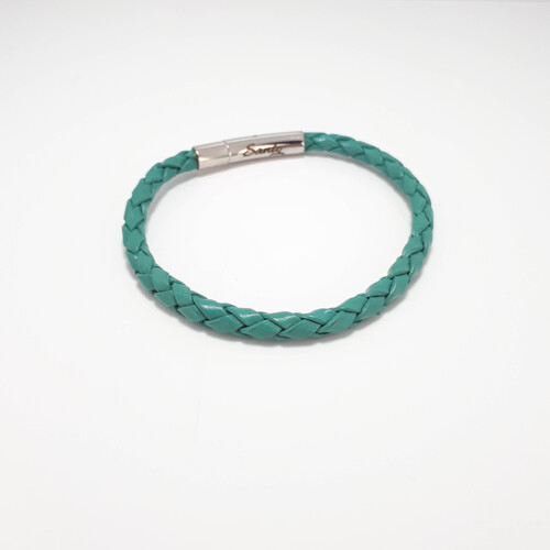 SANTO THIN TURQUOISE LEATHER BRACELET