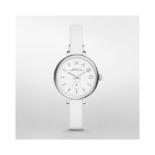 MARC JACOBS SALLY WHITE LEATHER WATCH