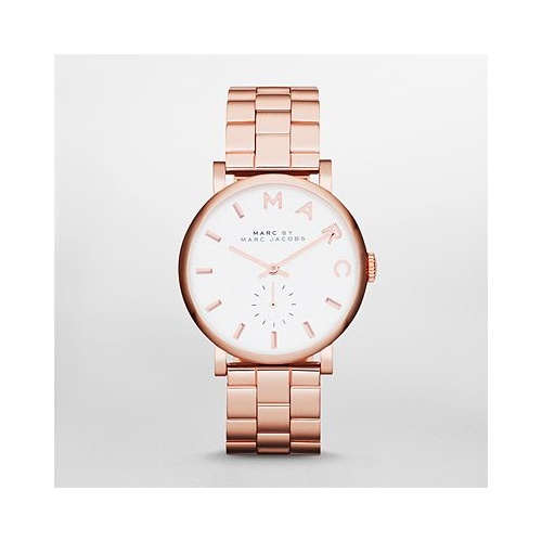 MARC JACOBS ROSE BAKER WHITE DIAL