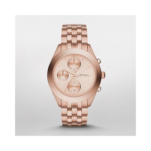 MARC JACOBS PEEKER ROSE S/STEEL CHRONO