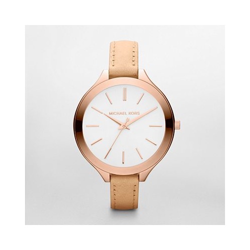 MICHAEL KORS ROSE CAMEL SLIM RUNWAY