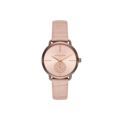 MICHAEL KORS PORTIA BLUSH LEATHER