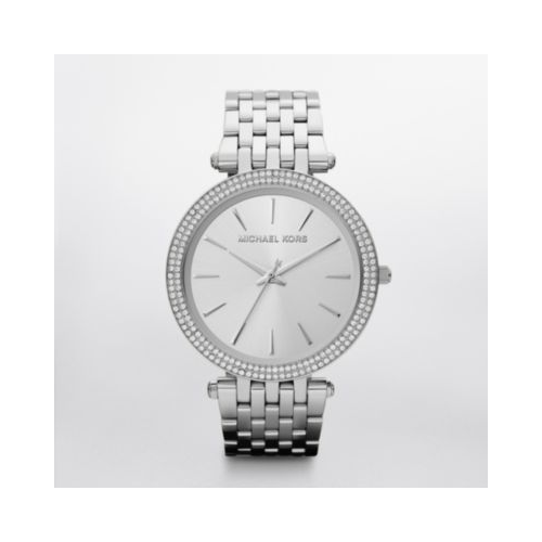 MICHAEL KORS STAINLESS STEEL STONE SET DARCI