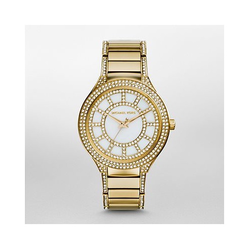 LADIES MICHAEL KORS KERRY GOLD S/STEEL