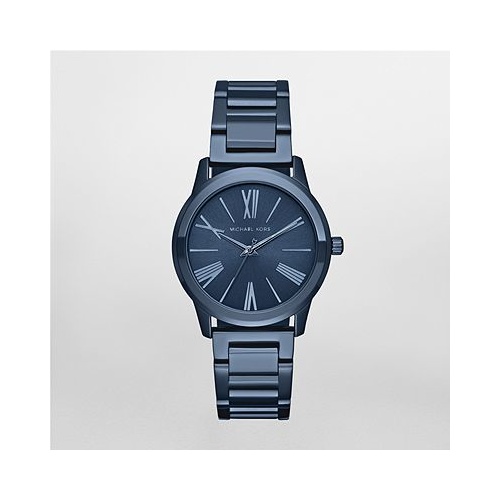 MICHAEL KORS HARTMAN NAVY WATCH MK3509