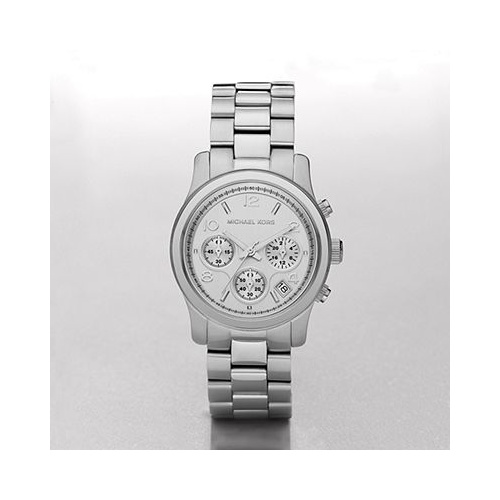 MICHAEL KORS S/STEEL CHRONOGRAPH RUNWAY