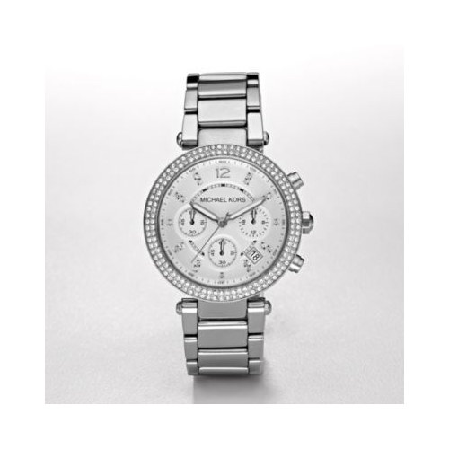 MICHAEL KORS STAINLESS STEEL PARKER