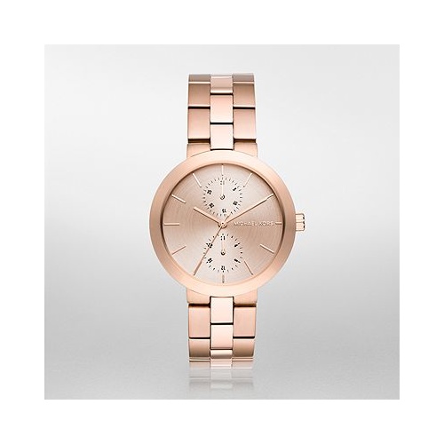 MICHAEL KORS GARNER ROSE GOLD TONE WATCH MK6409