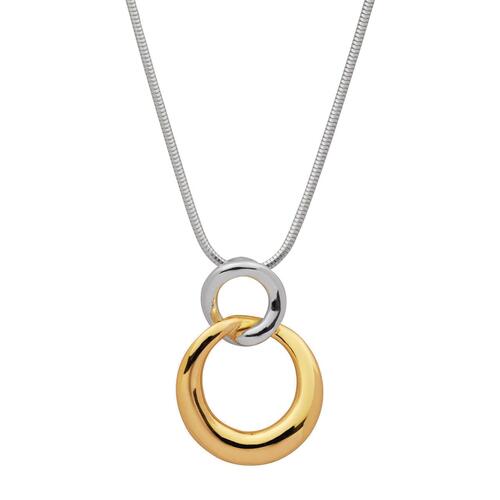 Tranquila Necklace Yellow Gold & Silver