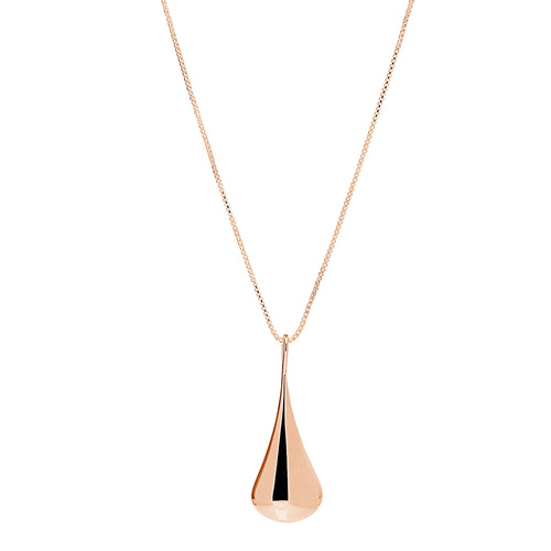 NAJO ROSE GOLD WEEPING WIDOW NECKLACE