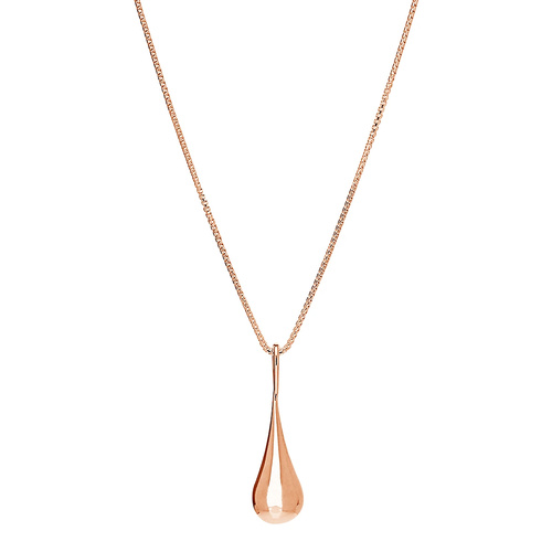 NAJO ROSE GOLD MY SILENT TEARS NECKLACE