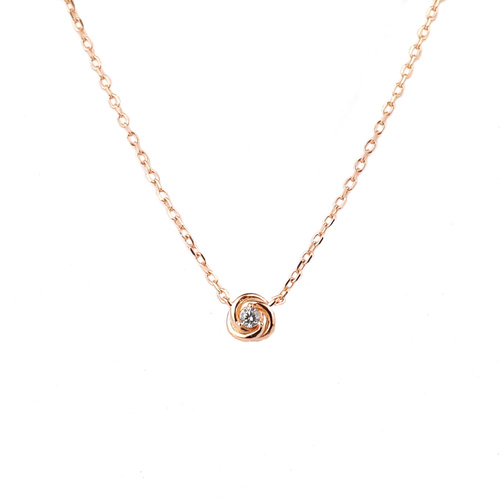 SANTO ROSE GOLD PETITE FLOWER PENDANT