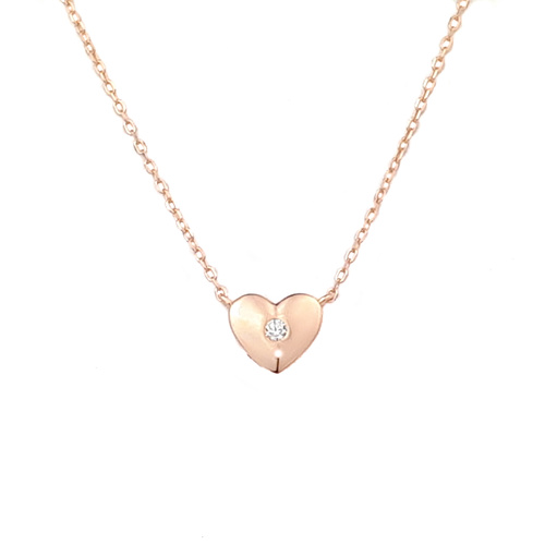 ROSE GOLD HEART PENDANT