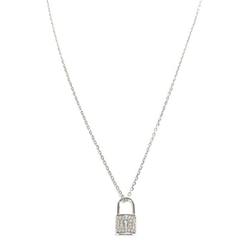 SANTO SILVER PADLOCK NECKLACE
