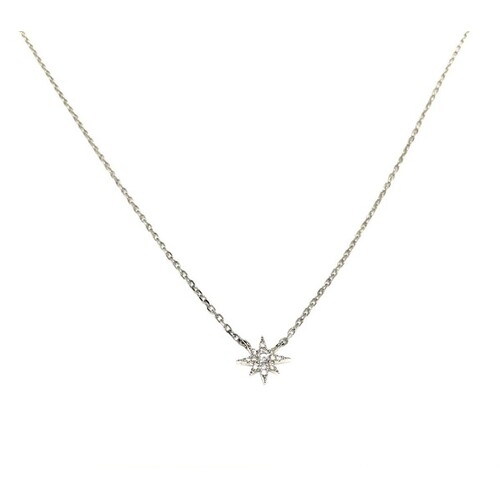 SANTO STERLING SILVER STAR NECKLACE