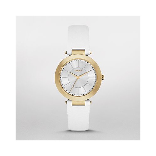 DKNY STANHOPE GOLD WHITE LEATHER