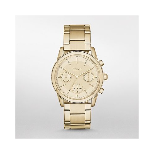 DKNY ROCKAWAY GOLD S/STEEL MULTI FUNCTION