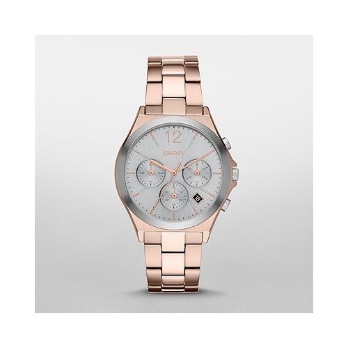 DKNY PARSONS ROSE GOLD TONE CHRONOGRAPH WATCH