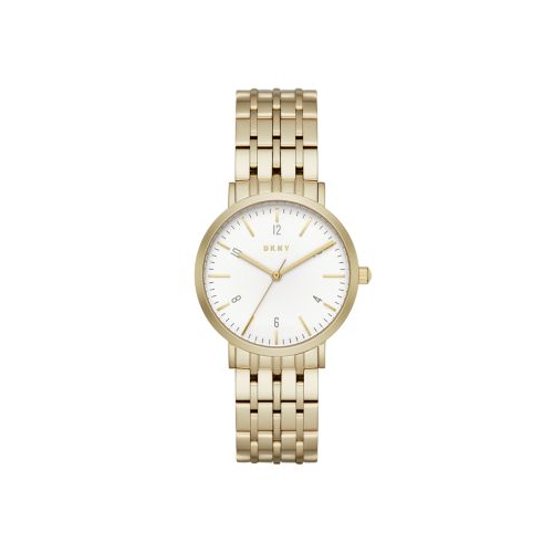 DKNY MINETTA YELLOW GOLD STAINLESS STEEL WATCH