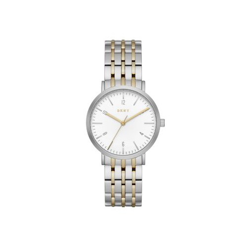 DKNY MINETTA TWO TONE STAINLESS STEEL WATCH