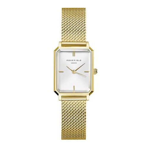 Rosefield Octagon XS Mesh Gold Watch