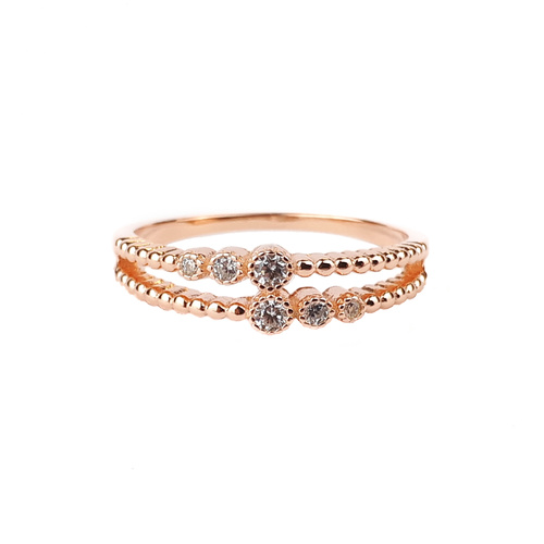 ROSE GOLD DOUBLE RING