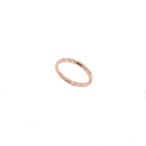 SANTO ROSE GOLD SCATTERED CZ RING