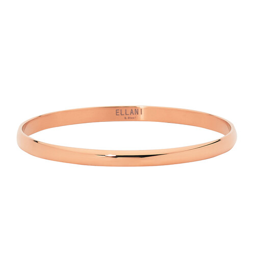 Ellani Stainless Steel 5mm Bangle RG