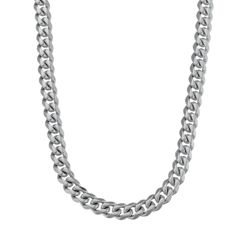 Indulge Matte Stainless Steel cuban link chain - 60cm
